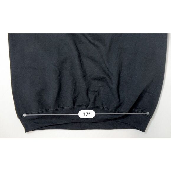 Gildan Graphic Sweatshirt "The Victors" 1 Cor. 15:57 Bible Verse Black Fleece - Picture 8 of 11